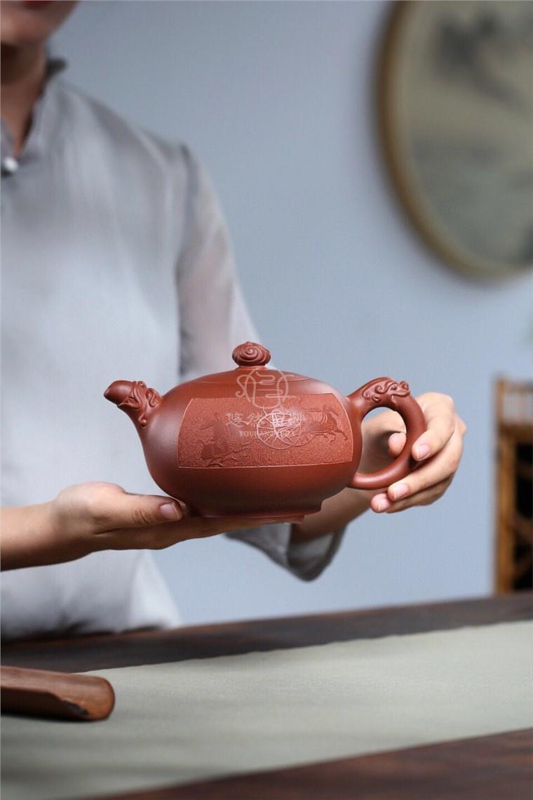 吴芳娣作品 龙珠壶图片