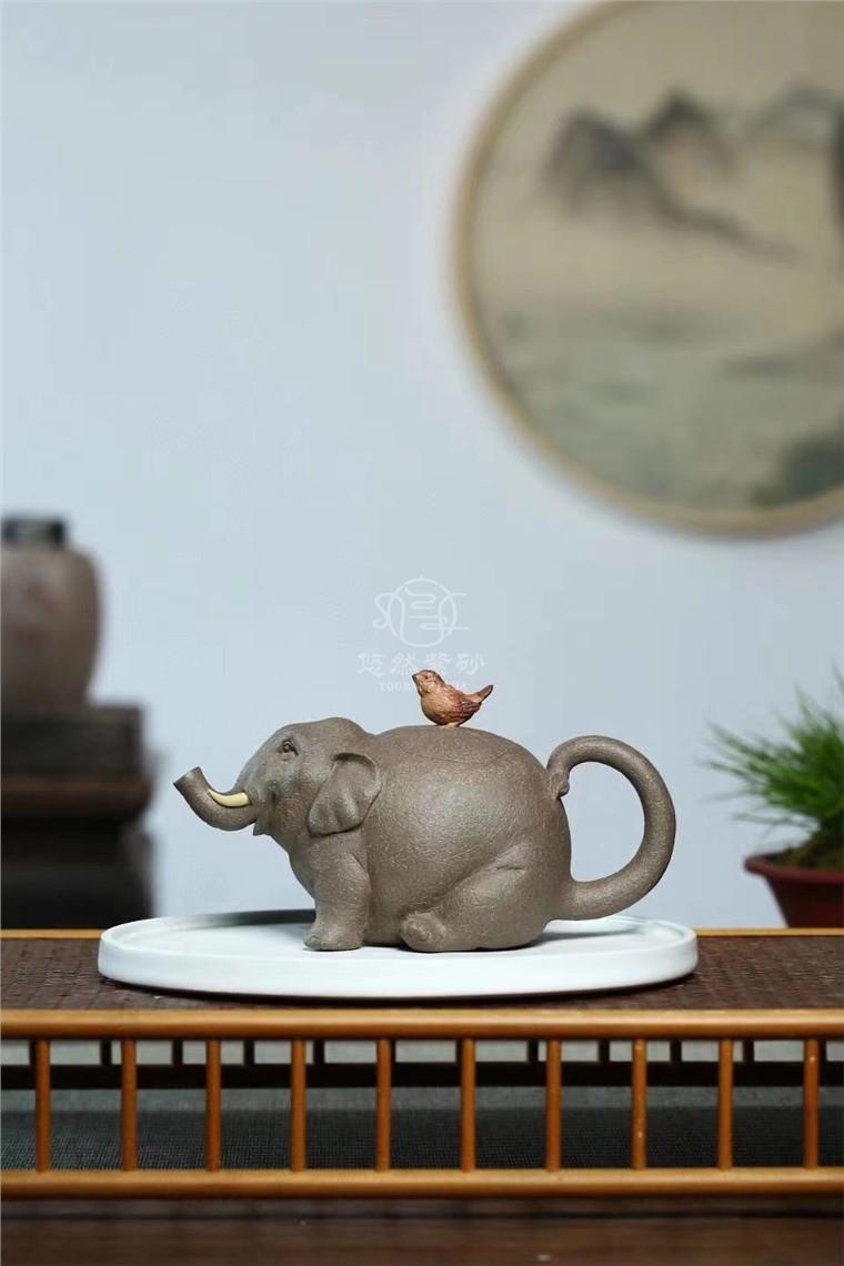 徐海龙作品 大象壶图片