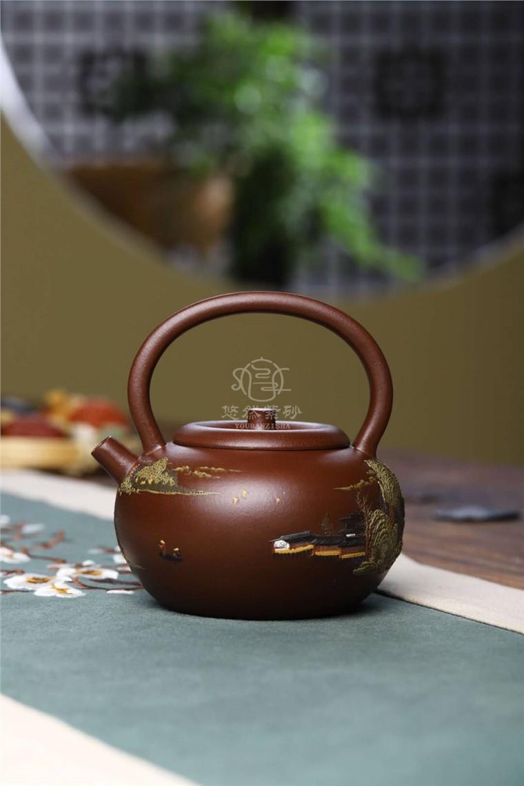 施昌作品 清心提梁壶图片