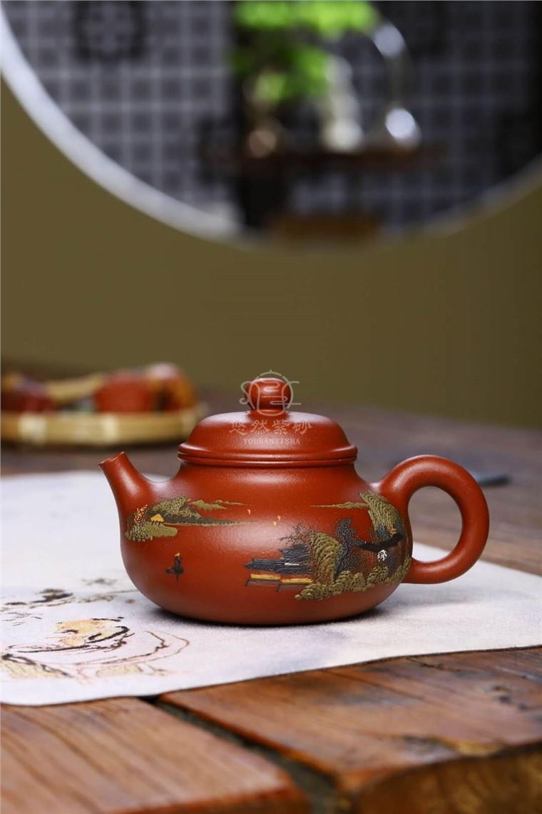 施昌作品 容天壶图片