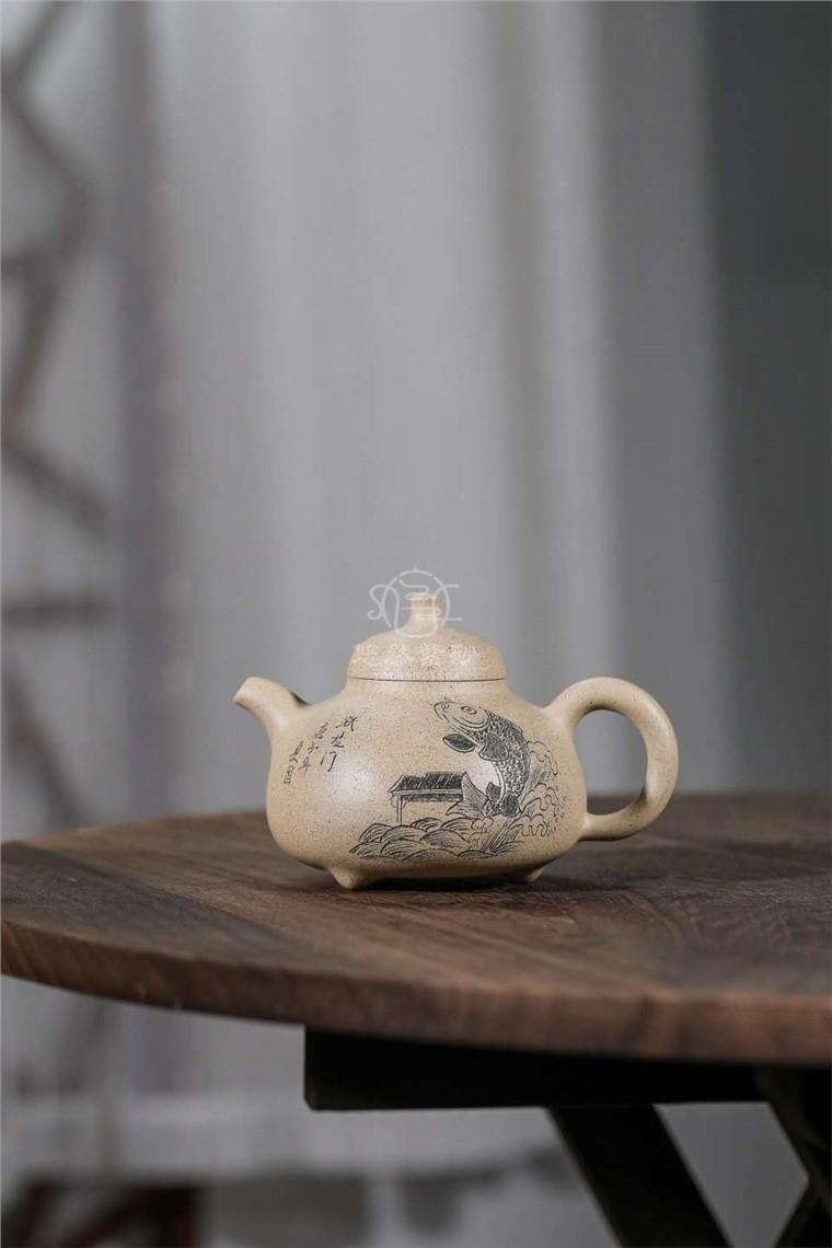 王岳龄作品 鱼跃龙门图片