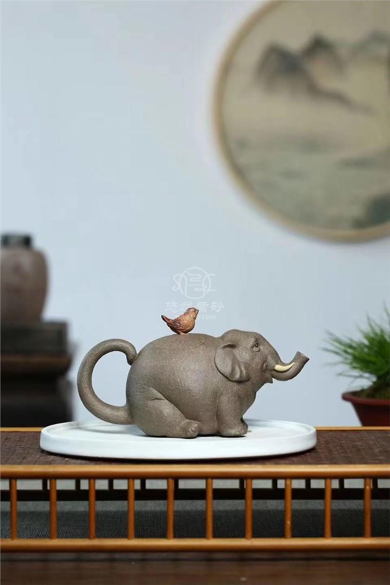 徐海龙作品 大象壶图片
