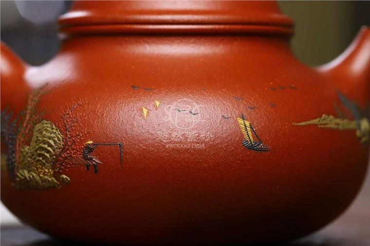 施昌作品 容天壶图片