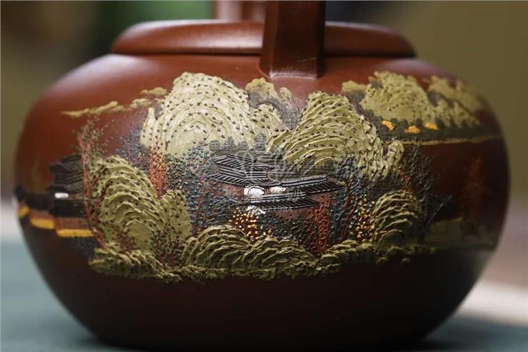 施昌作品 清心提梁壶图片