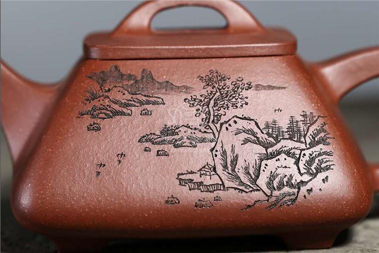 刘政作品 四方石瓢图片
