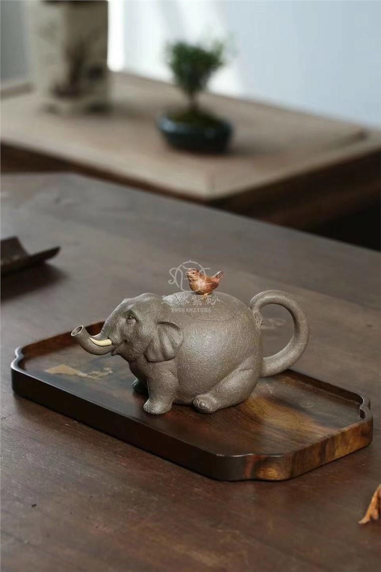 徐海龙作品 大象壶图片
