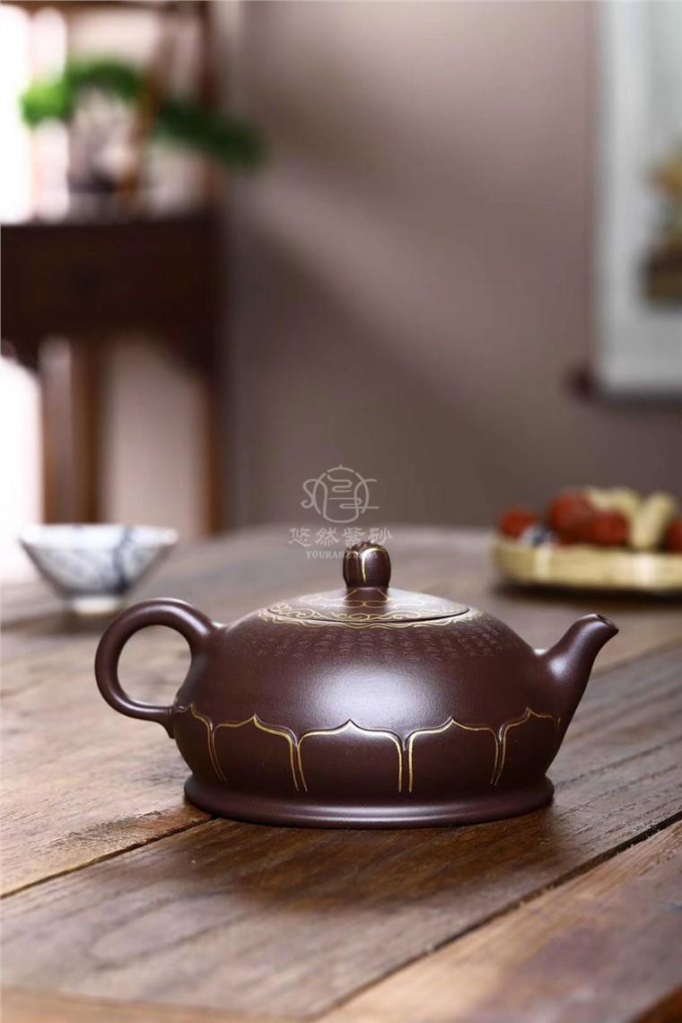 陈瑞誉作品 禅莲壶图片