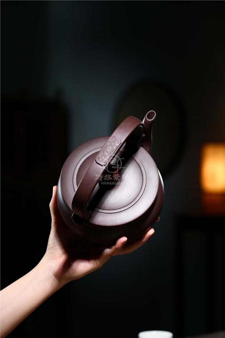 秦国萍作品 双龙提梁图片