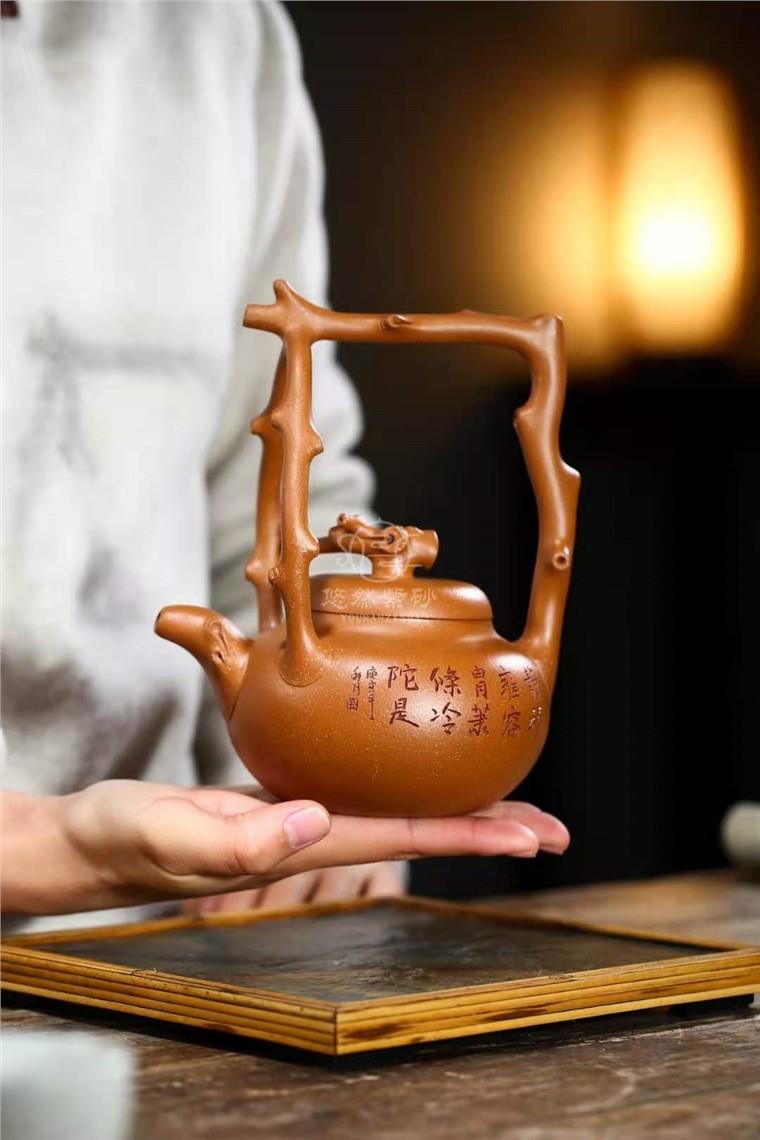 姚玲香作品 东坡提梁图片