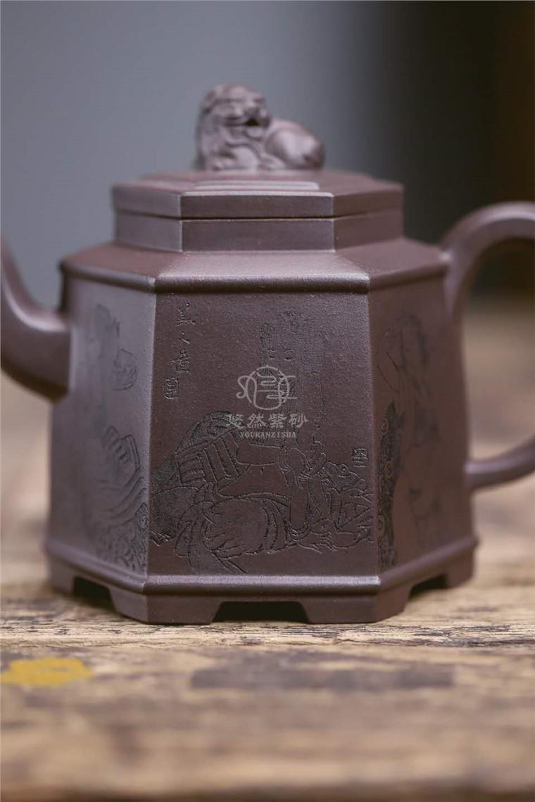 牟锦芬作品 六方狮尊图片