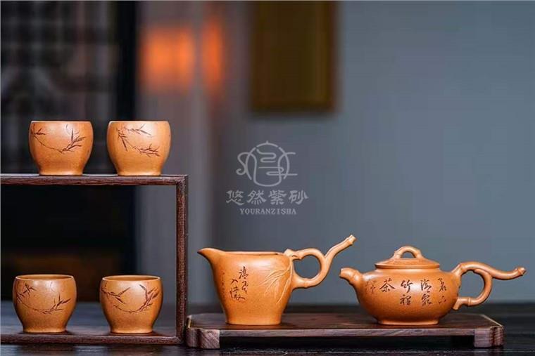 周云作品 竹禅套组图片