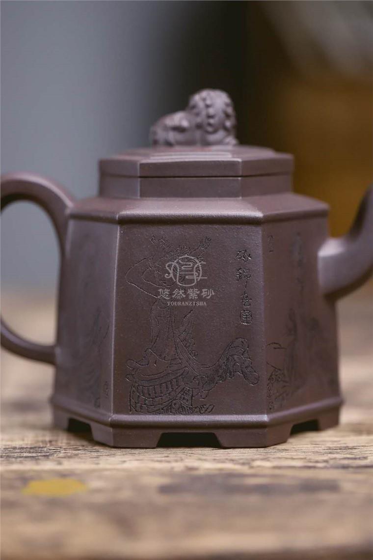 牟锦芬作品 六方狮尊图片
