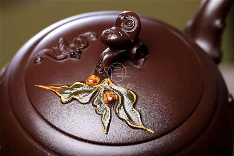 朱正琴作品 五福临门图片