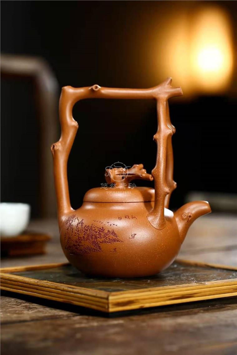 姚玲香作品 东坡提梁图片