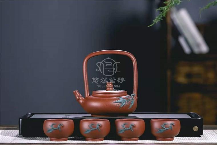 范微琴作品 竹韵提梁图片
