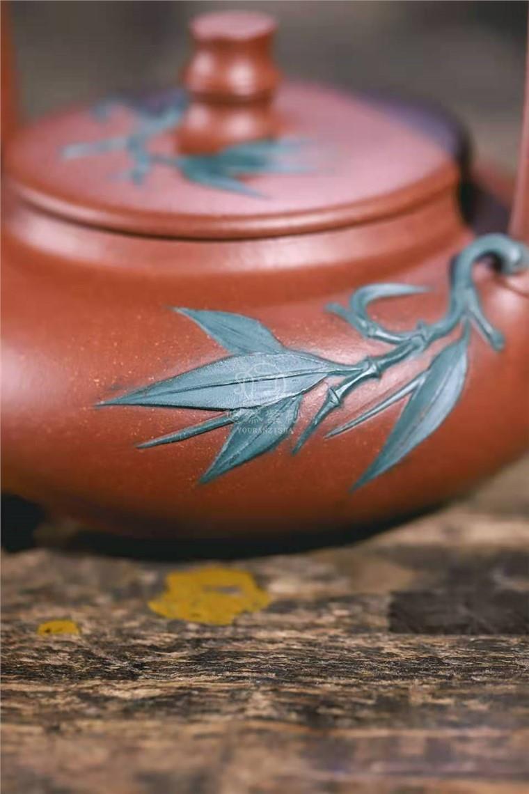 范微琴作品 竹韵提梁图片