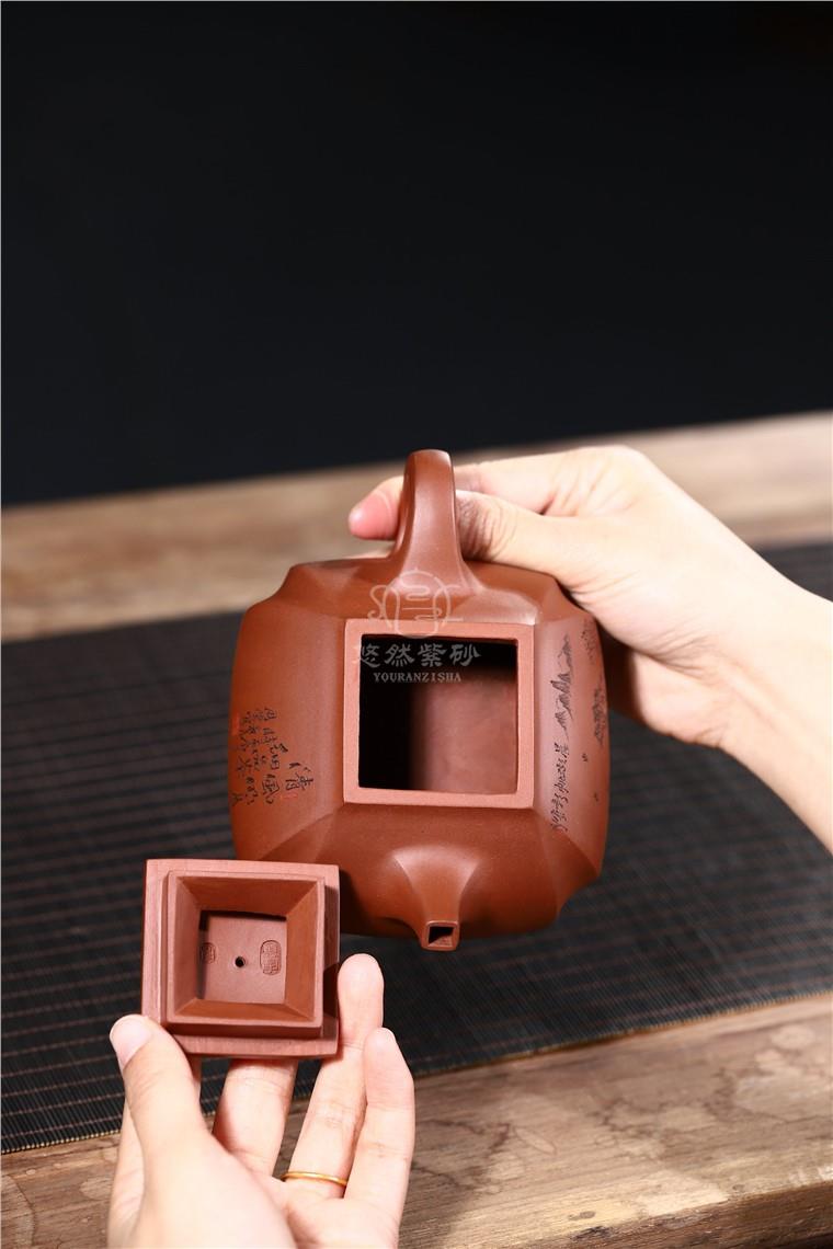 周莹作品 四方抽角石瓢图片