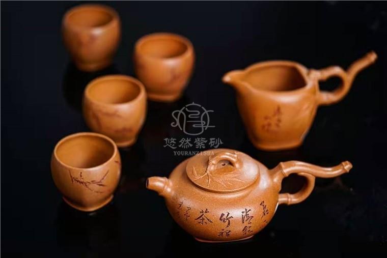周云作品 竹禅套组图片