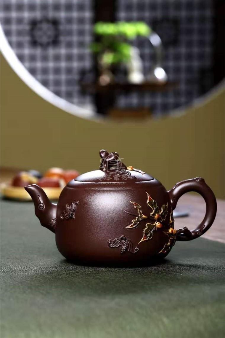 朱正琴作品 五福临门图片