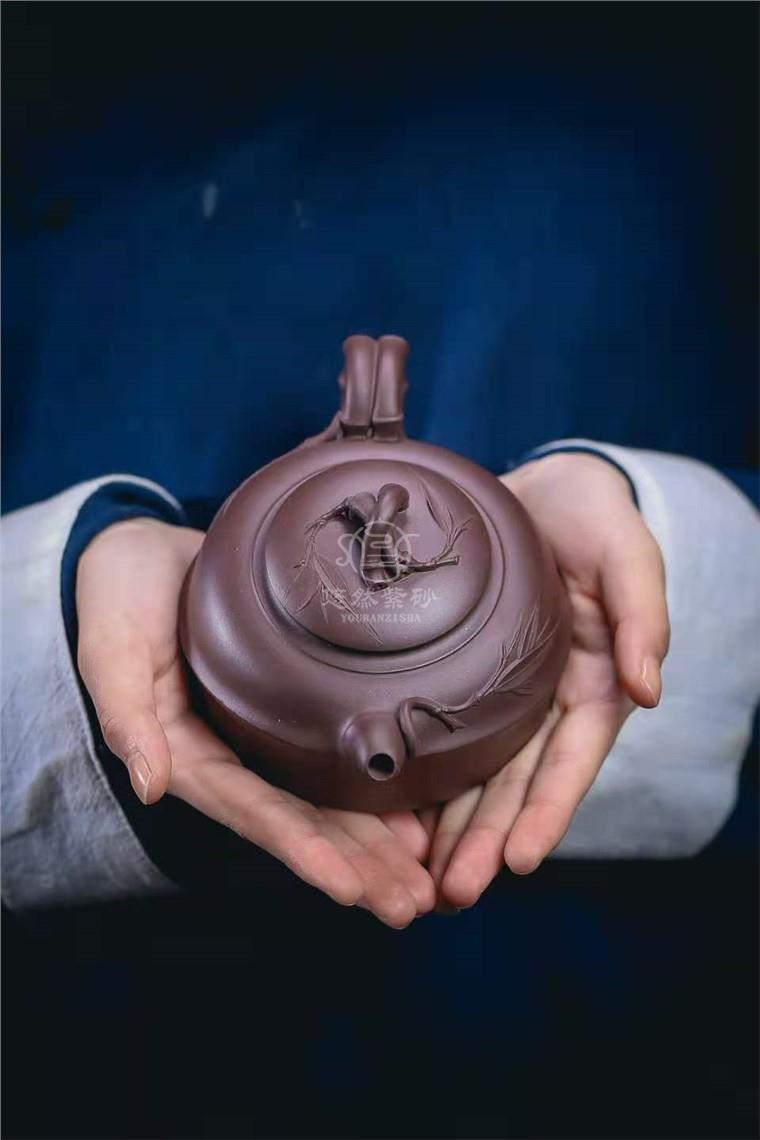 范微琴作品 竹韵壶图片