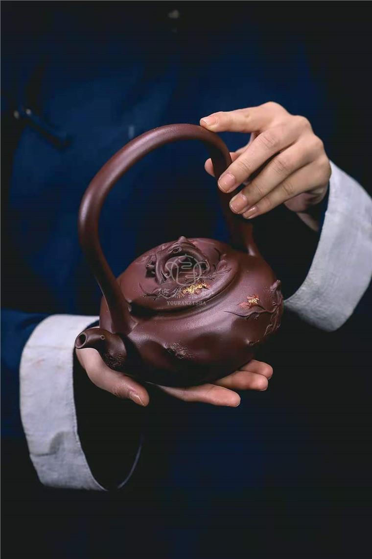 范微琴作品 玉兰幽香壶图片