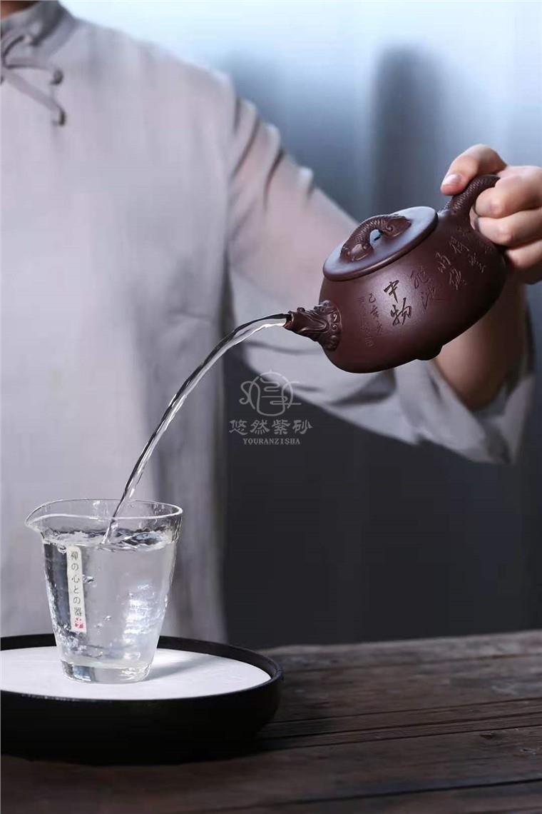 李洪明作品 螭龙石瓢