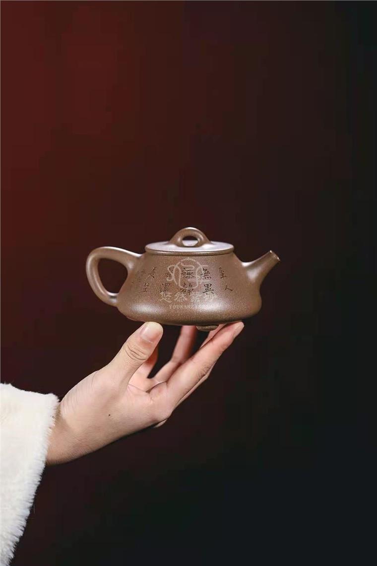 牟锦芬作品 石瓢壶图片
