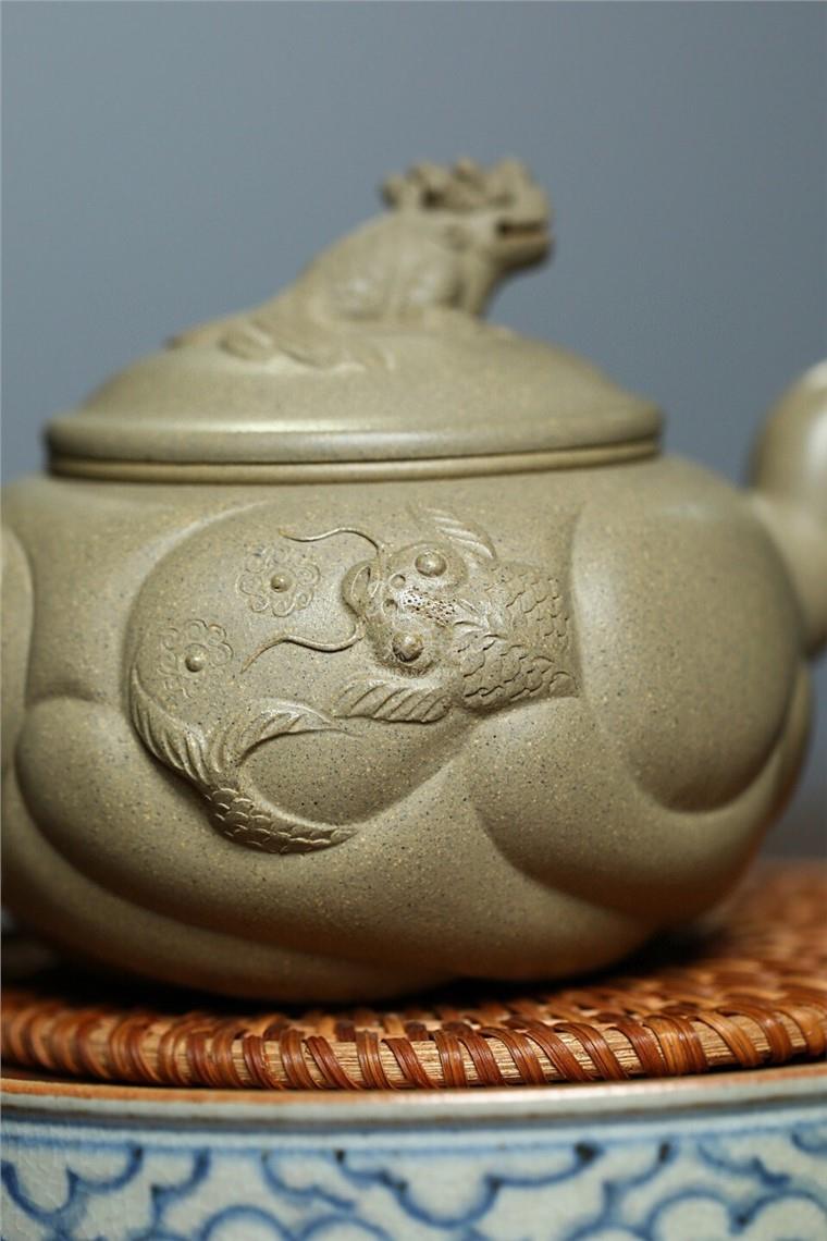 高其方作品 鱼化龙图片
