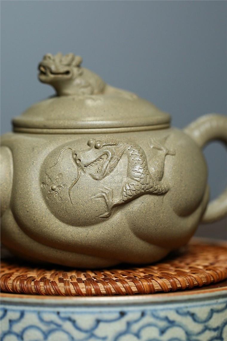 高其方作品 鱼化龙图片