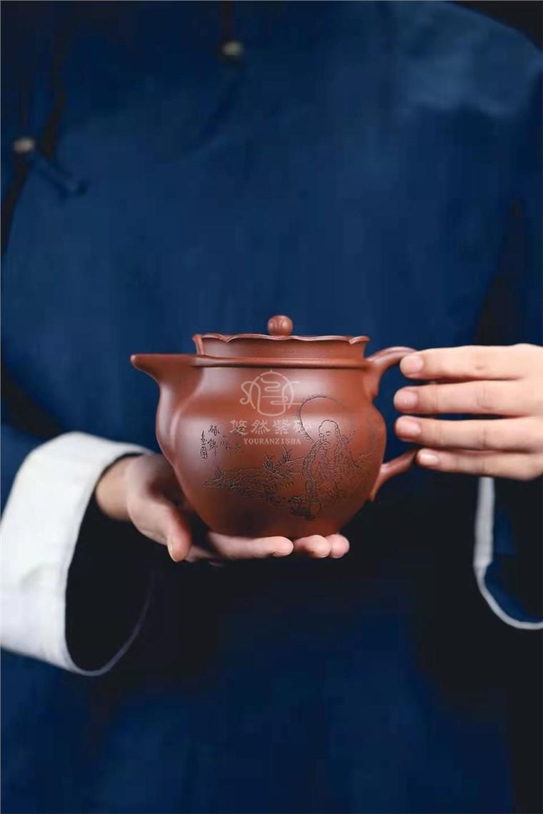 牟锦芬作品 僧帽壶图片