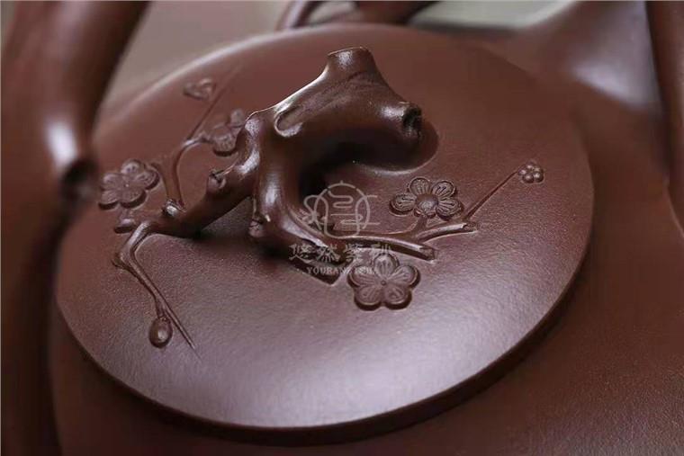 刘莹作品 梅花提梁图片