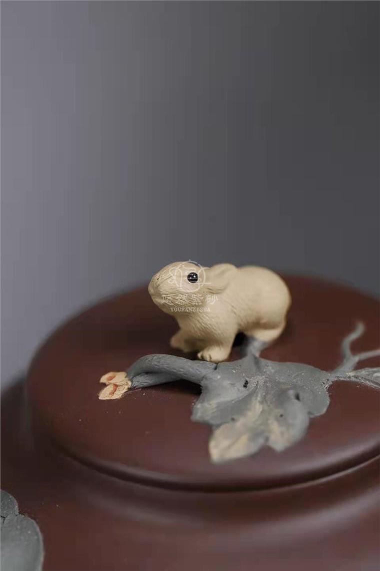 牟锦芬作品 玉兔图片