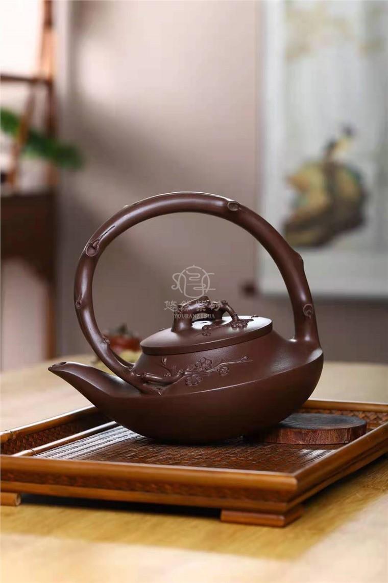 刘莹作品 梅花提梁图片