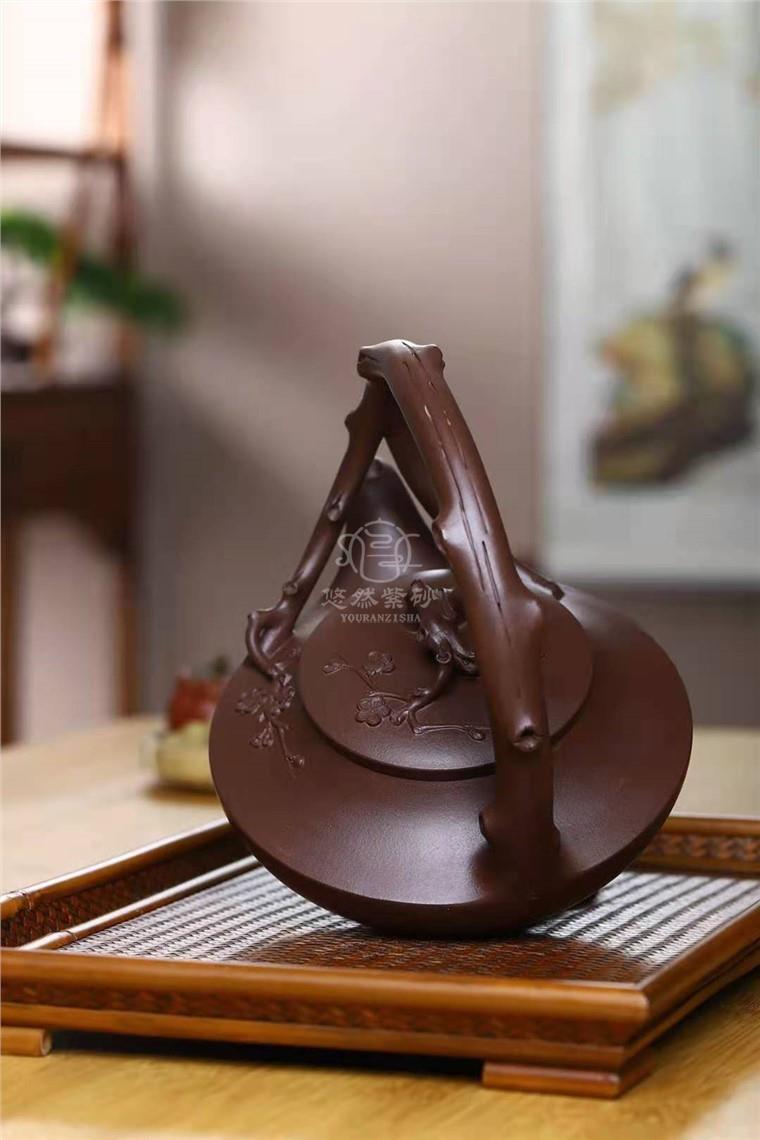 刘莹作品 梅花提梁图片