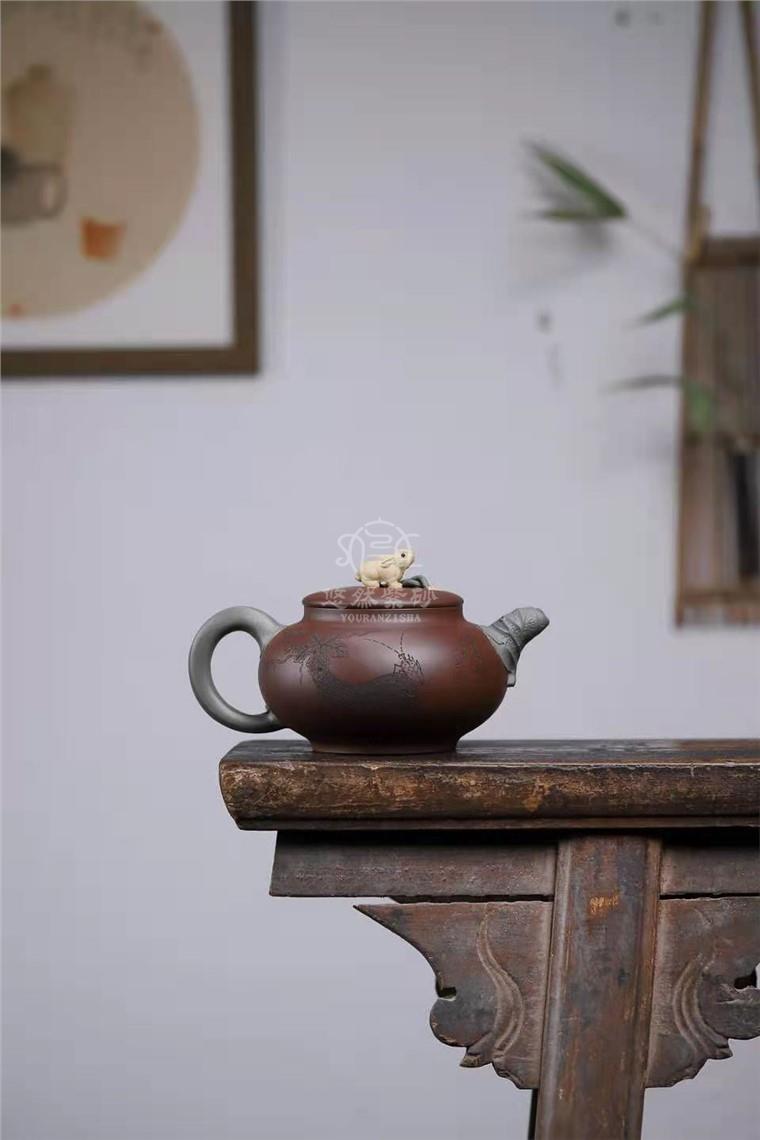 牟锦芬作品 玉兔图片