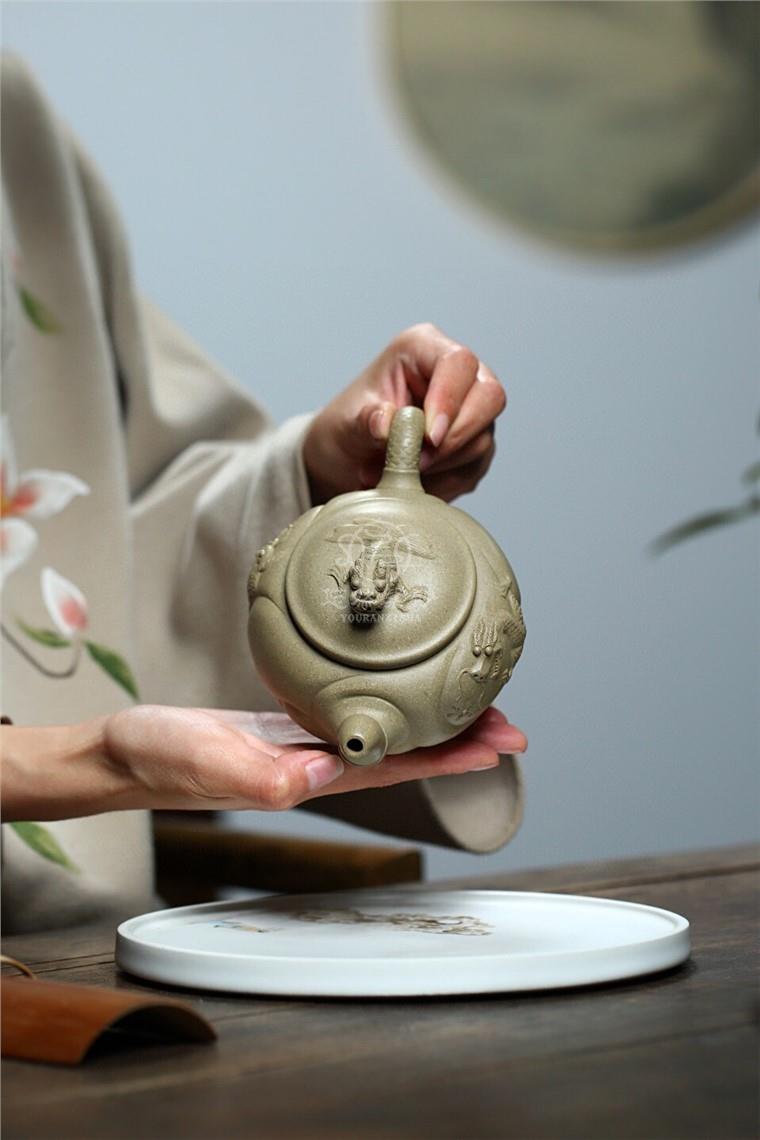 高其方作品 鱼化龙图片