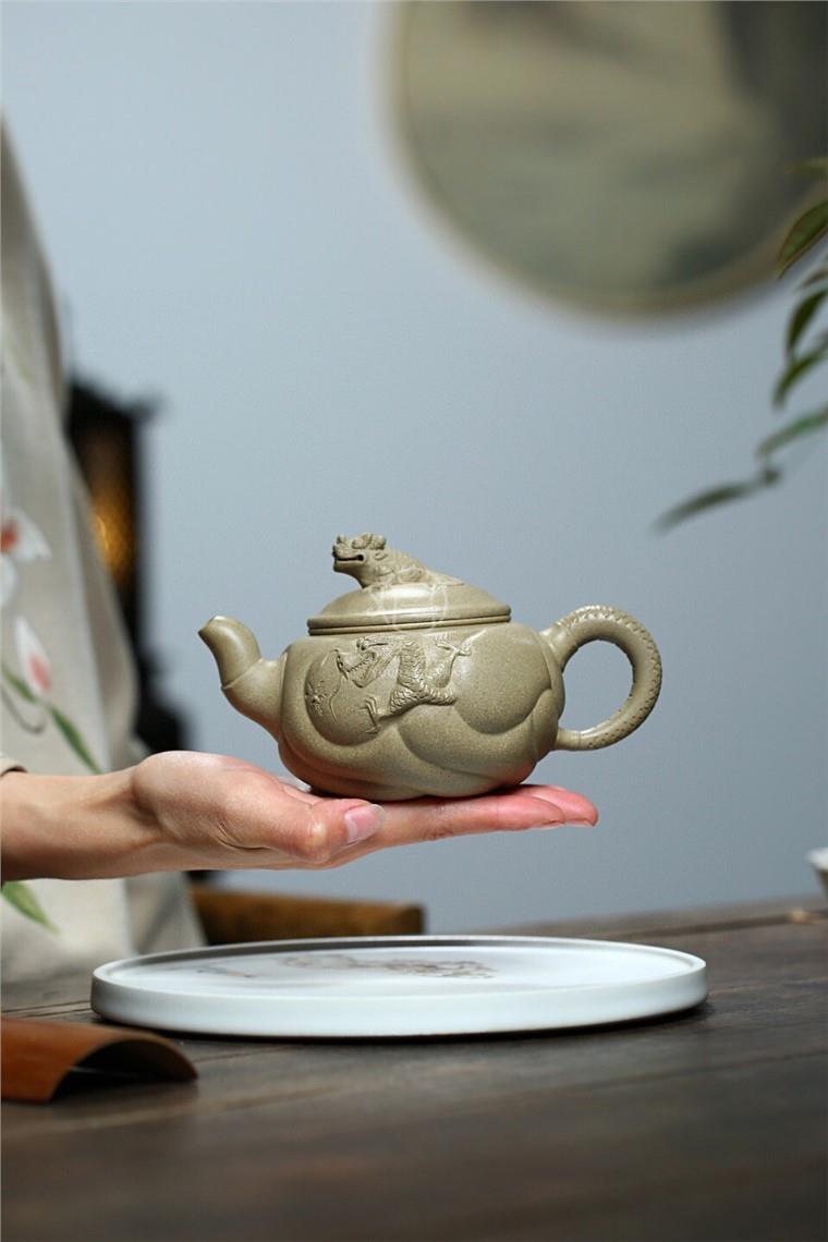 高其方作品 鱼化龙图片