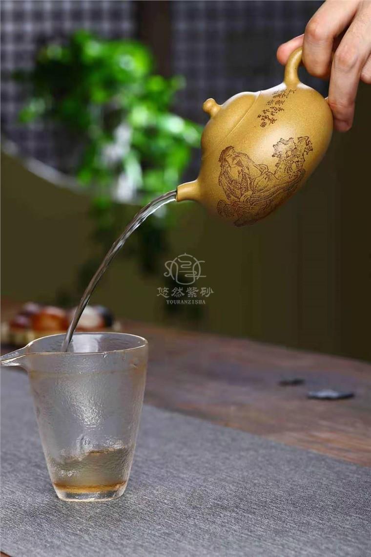 文盛作品 大度壶