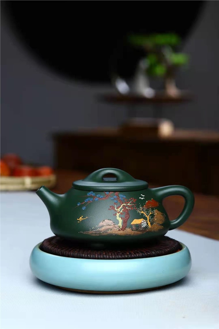 成梅英作品 石瓢图片