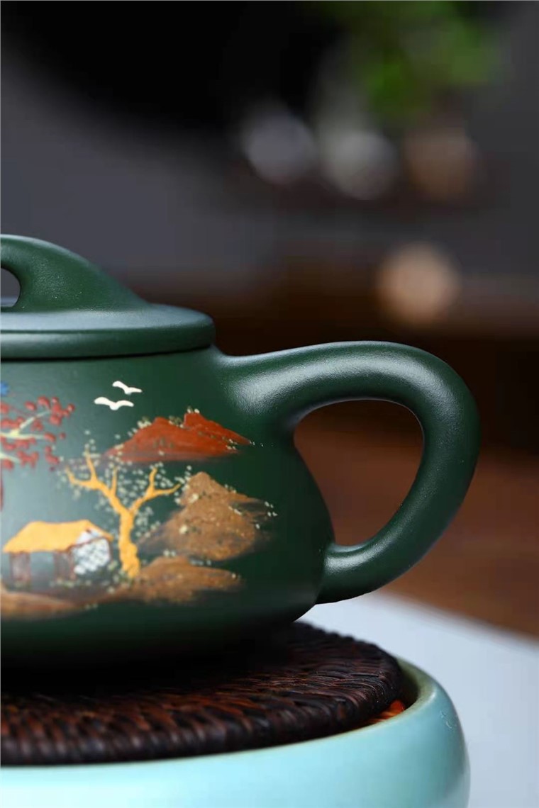 成梅英作品 石瓢图片