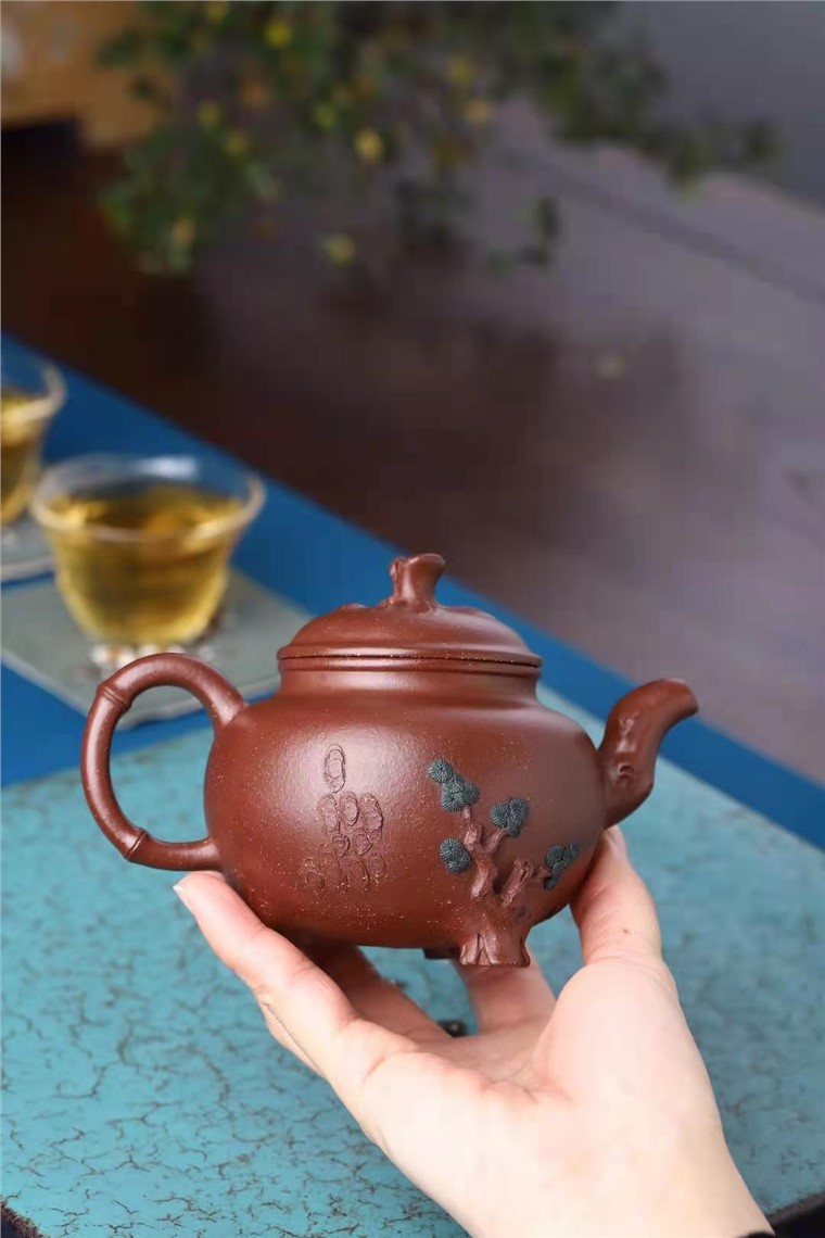 蒋凌云作品 三足松竹梅图片