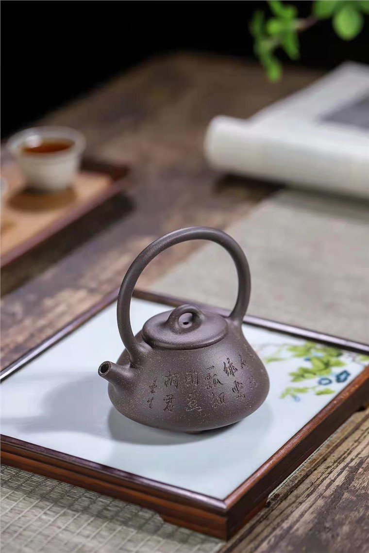 韩惠琴作品 石瓢提梁图片