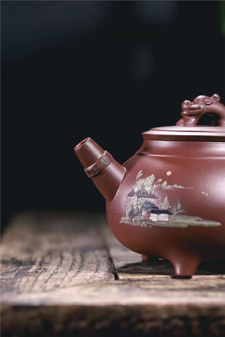 牟锦芬作品 苍龙戏水图片