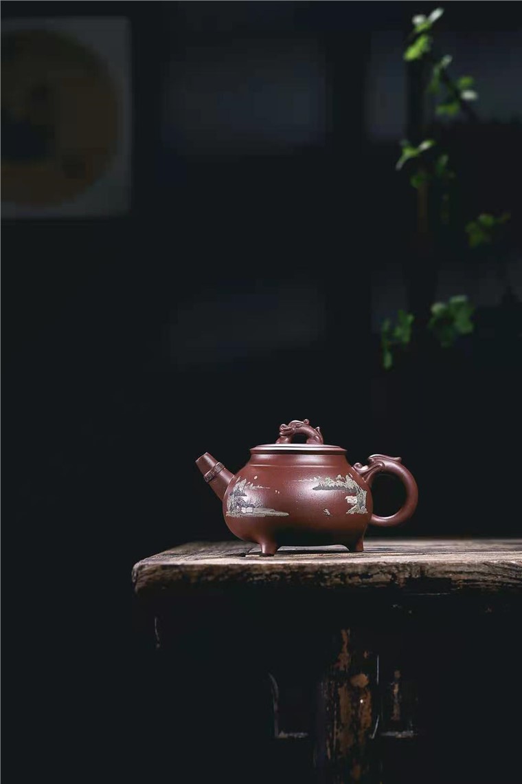 牟锦芬作品 苍龙戏水图片