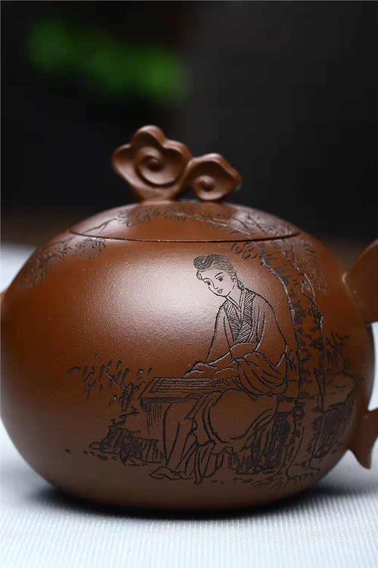 刘政作品 邀月图片