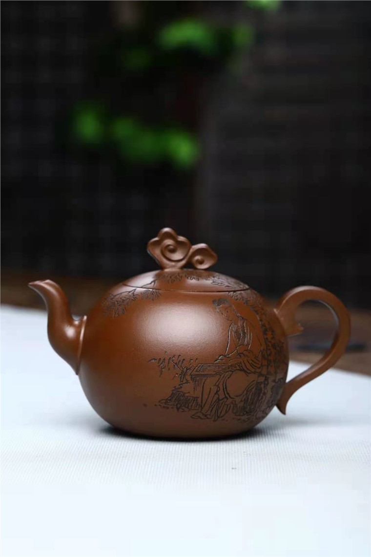 刘政作品 邀月图片