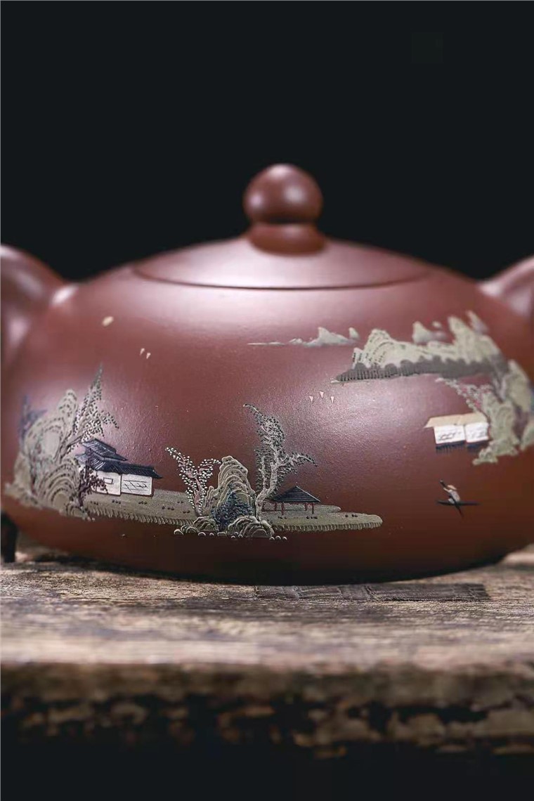 牟锦芬作品 半月图片