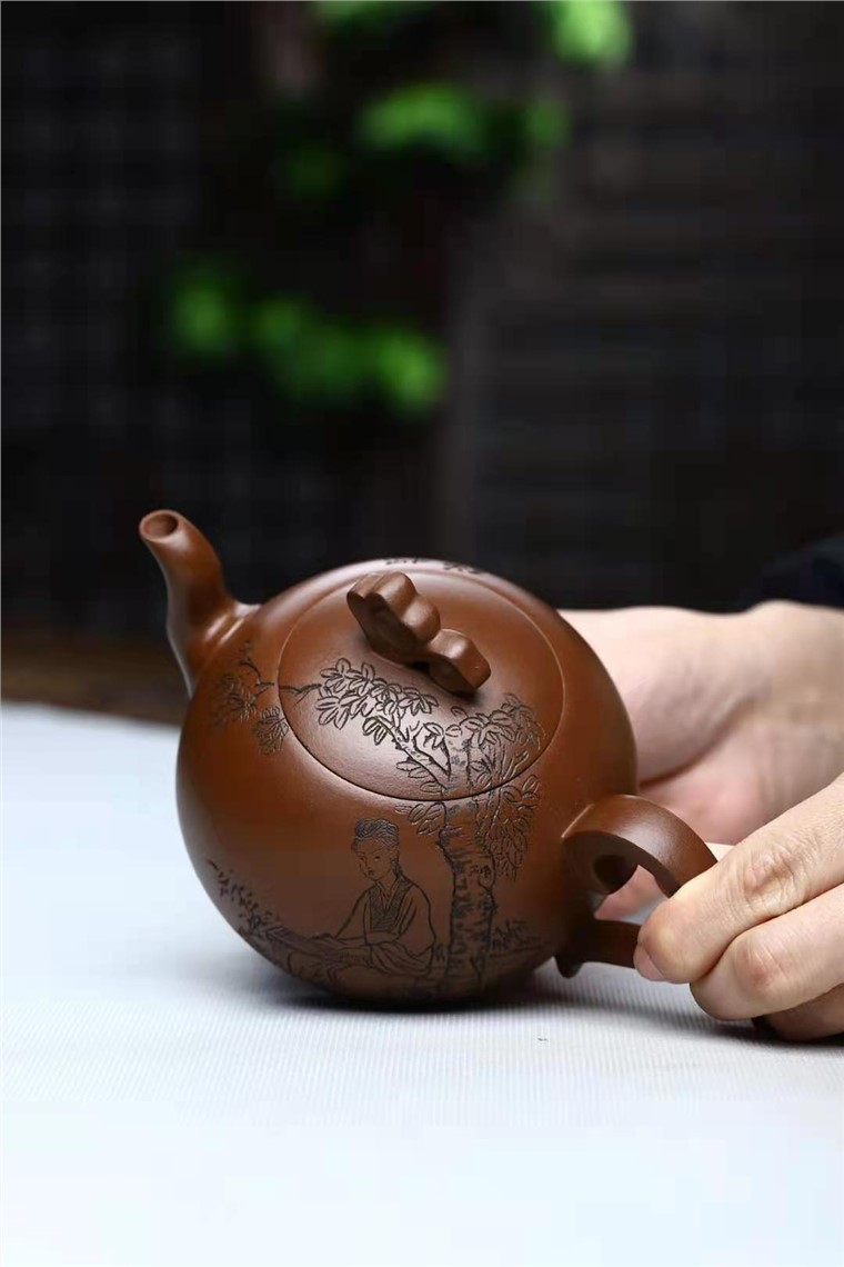 刘政作品 邀月图片