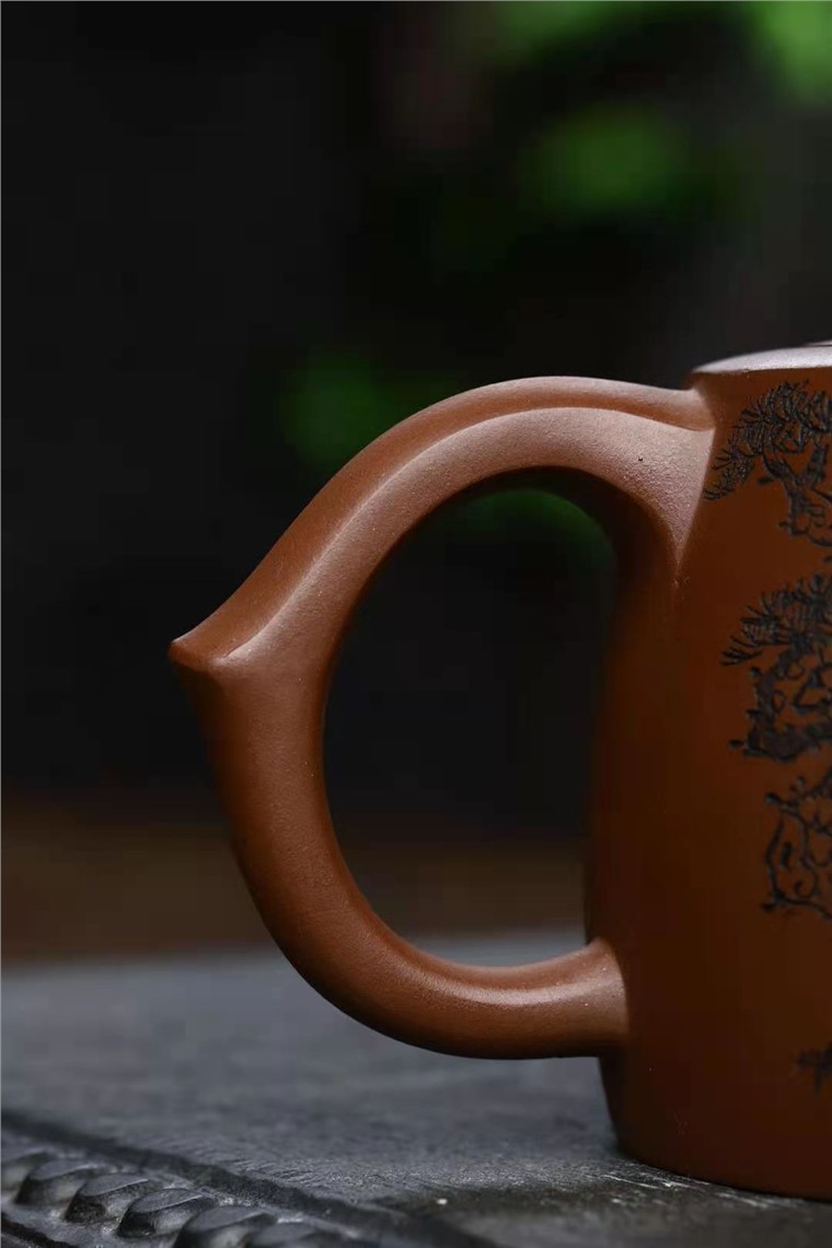 刘政作品 五虎井栏图片