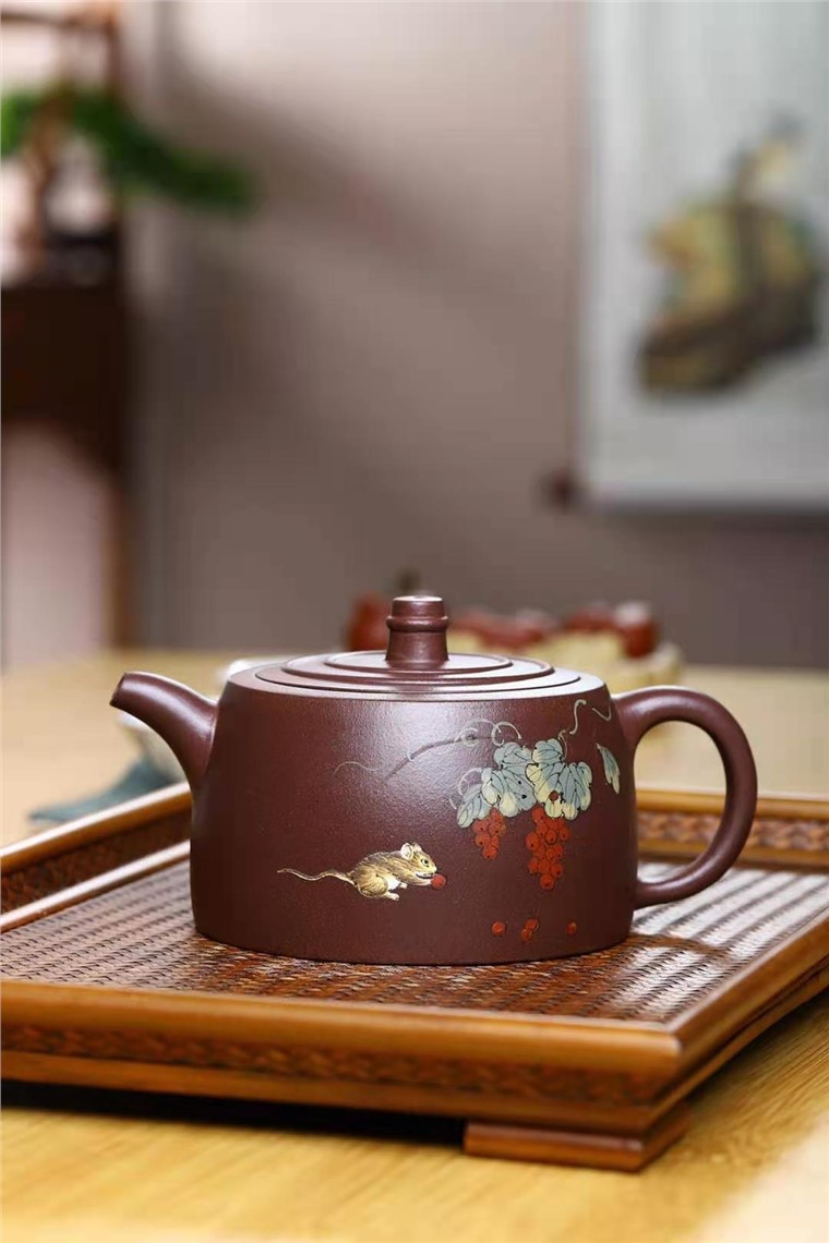 成梅英作品 井栏图片